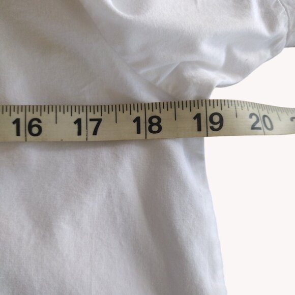 Vivid Importers Top Small Trumpet Sleeves Tie Back Lightweight Cotton - Picture 4 of 10